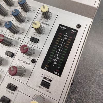 Behringer Eurorack MX1604A 16-Channel Mic / Line Mixer 2000s - Silver image 5