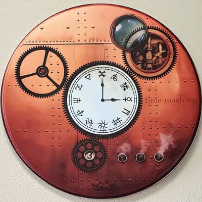 Neil Peart, Time Machine / Clockwork Angels, 22" Bass Drum Head image 4