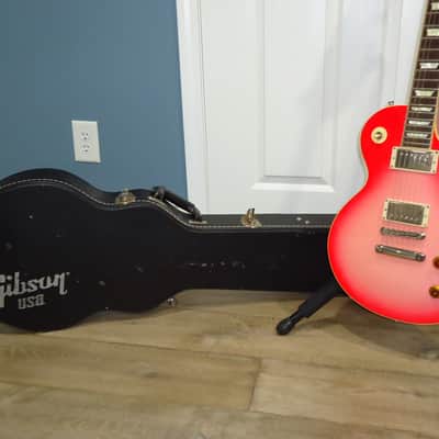 2005 Epiphone Jay Jay French Elitist Les Paul Standard Pinkburst Electric Guitar JJ Twisted Sister image 15
