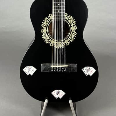 Custom Gambler 12-String Jumbo 2020 circa - Black Gambler image 2
