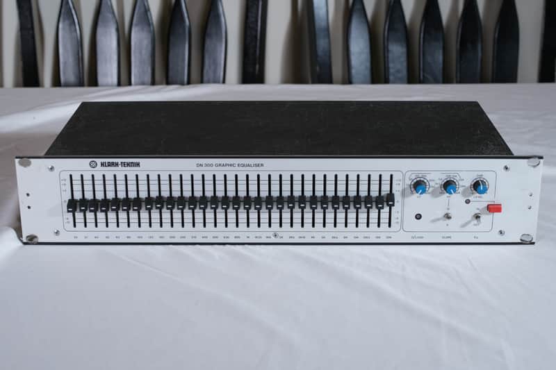 Klark Teknik DN300 Single Channel 30 Band 1/3 Octave Graphic Equalizer image 1