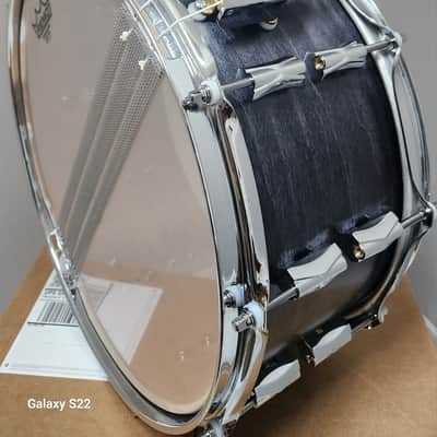 Noble & Cooley *Pre-Order* Horizon 6.5x14" Maple/Mahogany Hybrid Snare Drum in Blackwash Satin & Chrome Hardware | Made in the USA | Authorized Dealer image 9