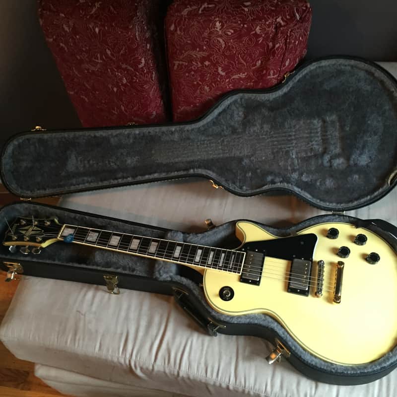 Burny / Fernandes Japan ca. 1985 Les Paul Custom Cream / White RLC-60 / LC-70RR Solidbody Electric image 1