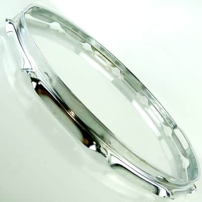Ludwig 15"12Lug 1.6mm 80s Resonant Marching Snare Drum Rim/Hoop Triple Flange US image 2