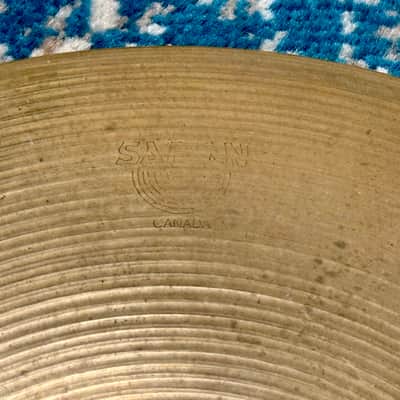 VINTAGE 14” Sabian AA SIZZLE Hats 975g 1338g image 2