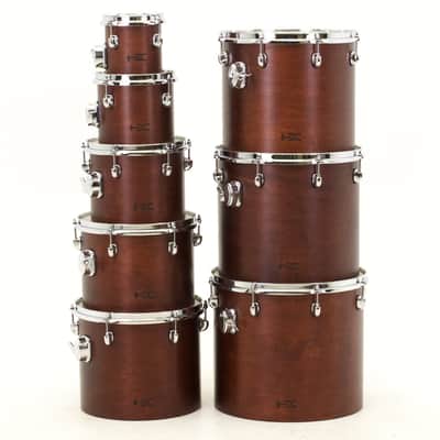 TreeHouse Custom Drums Academy Concert Toms - Full Set 6-8-10-12-13-14-15-16 EARTH BROWN Bild 6
