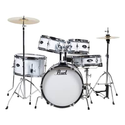 Pearl RSJ465CC31 RoadShow JUNIOR Series 5-Piece Kit W/ Hardware & Cymbals-#708 Grindstone Sparkle image 3