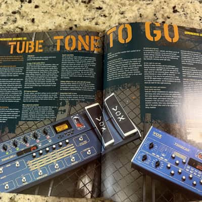Vox Catalog 2006 AC15 AC 30 Custom Classic Wah Valvetronix Pedals image 12
