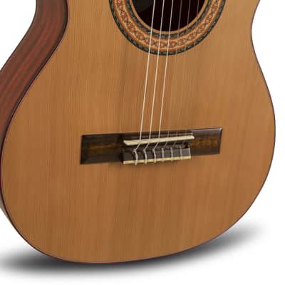 Manuel Rodriguez T-57 TRADICÍON Series 3/4 Size Solid Cedar Top Mahogany Neck Nylon 6-String Classical Acoustic Guitar image 5