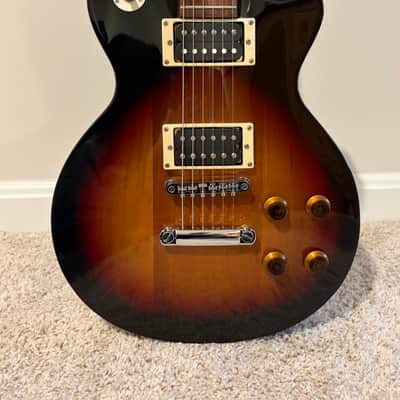 Richmond VA Guitar Works Les Paul Slash Clone Early 2000's yellow/black burst image 3