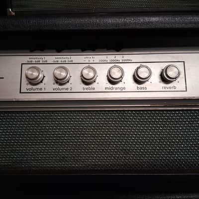 1970s Ampeg V-4 100-Watt Guitar Head with Reverb Serviced Vintage Tubes image 3
