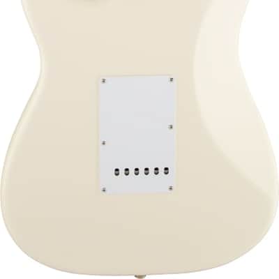 Fender Eric Clapton Stratocaster Electric Guitar. Maple FB, Olympic White image 3