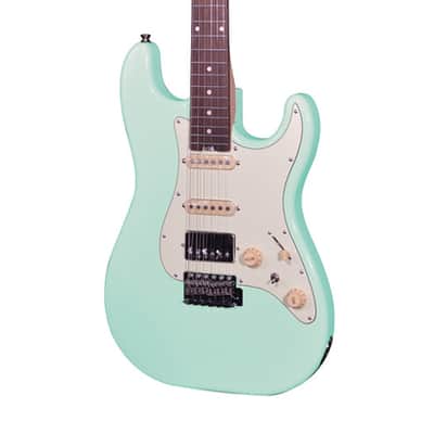 Crafter SERA S RW AG Solid body S style guitar Modern Sera series, with bag, Ara green finish image 1