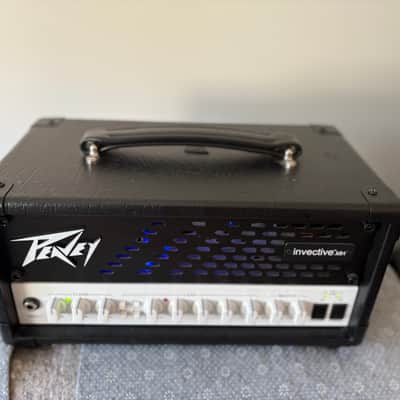 Peavey Invective MH Misha Mansoor Signature 2-Channel 20-Watt Mini Guitar Amp Head 2021 - Present - Black image 8