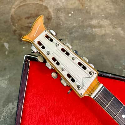Teisco Vibra-Twin EP-12T 1960’s - Cherry 12 string electric bizarre guitar es-335 original vintage MIJ japan image 4