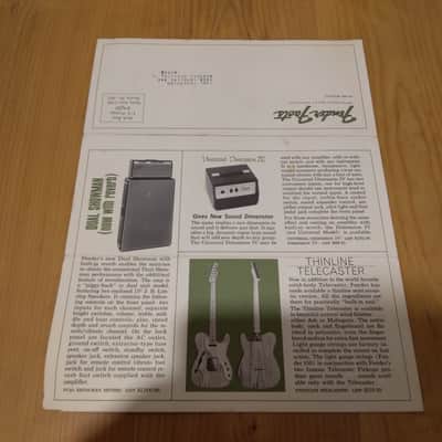 Vintage November 1968 Fender Facts Issue #16 Booklet! Rare, Original Case Candy, Paperwork! image 3