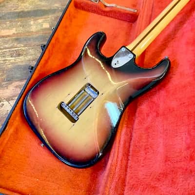 Fernandes Burny Custom strat 1976 Sunburst original vintage mij japan fujigen matsumoku image 13