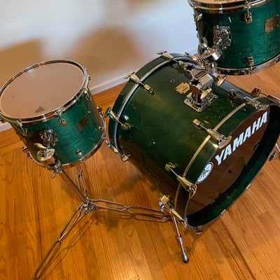 Yamaha Maple Custom 22/14/12 - Turquoise Lacquer image 4