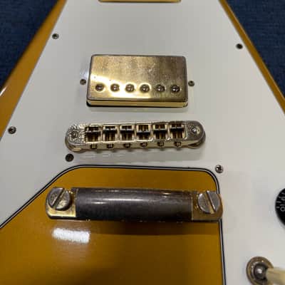 1993 Gibson Ltd Ed Flying V - #20 of 50 - Cadillac Gold image 24
