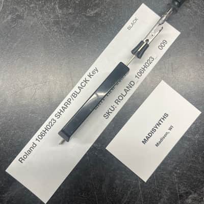 ORIGINAL Roland Replacement SHARP/BLACK Key (LATE REVISION) (106H023) for Jupiter-4, System-100/700, SH-1/2/3/3A/5/7, RS-505, VP-330, Promars, etc