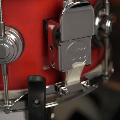 DW 5.5x10" Pre-Collector's Series Snare Drum - Red Lacquer - Carl Allen image 5