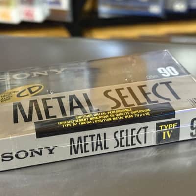 SONY METAL SELECT 90 Rare Vintage Cassette Blank Metal Position Type IV Japan image 11