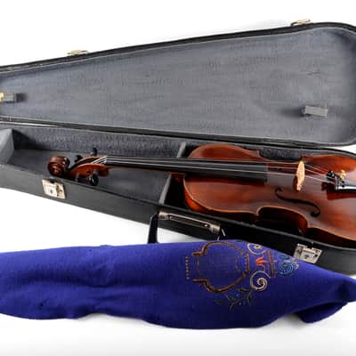 Vintage Authentic Rare German Made 4/4 Violin, Fiddle Joh. Bapt. Schweitzer + Hard Case - Video image 10