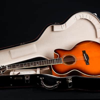 Santa Cruz F-42 Cutaway Custom Flamed Maple and European Spruce with Full Body Sunburst NEW image 25