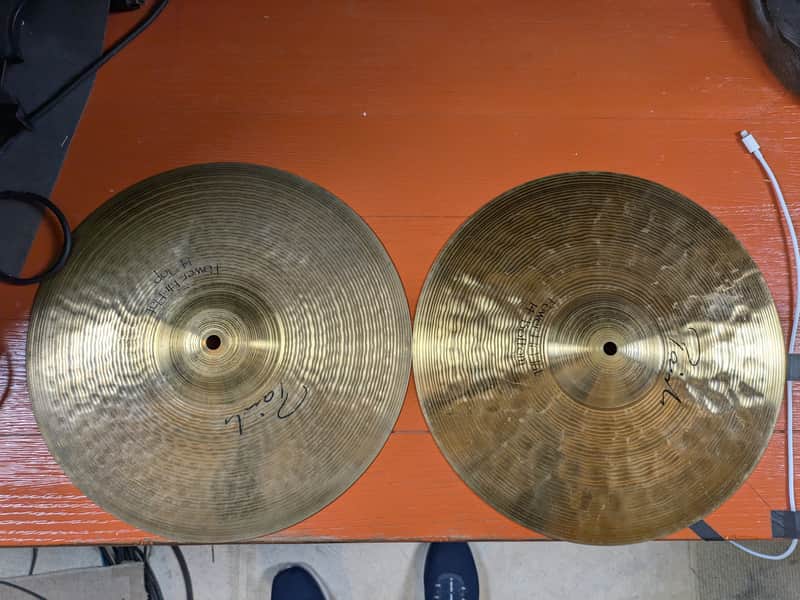 Cut through any mix!! - Paiste 14" Signature Power Hi-Hat Cymbals (Pair) 1989 - Present - Traditional image 1