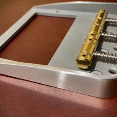 Van Dyke-Harms Telecaster Humbucker-Hybrid Bridge and Compensated Saddle Set 2023 - Stainless Steel image 5
