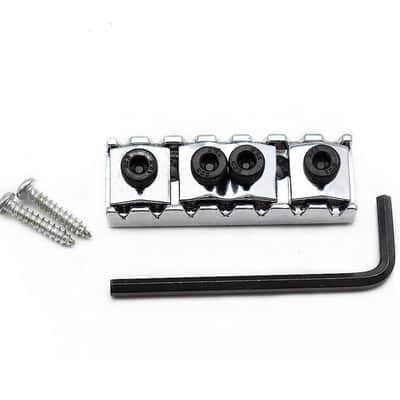 Floyd Rose 7 String Guitar Top mount Design 48mm Locking Nut Chrome for Floyd Rose String System image 1