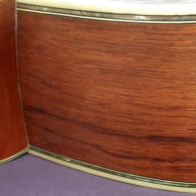 1975 Yairi YW-600 Dreadnought Guitar New Jacaranda Natural+Vintage Hard Case image 12