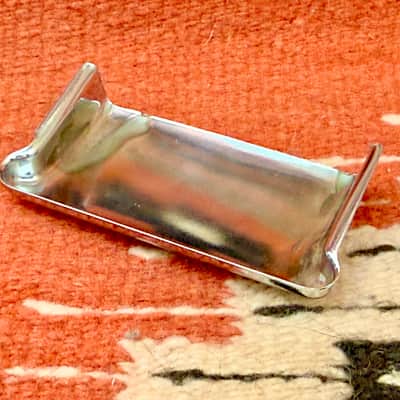 Vintage Fender Stratocaster Guitar Chrome Bridge Cover Circa 1960's 1970's image 10