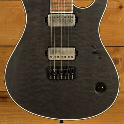 Mayones Regius 7 B26.5 - Birdseye Maple - Antique Black Matte - 7-String image 1