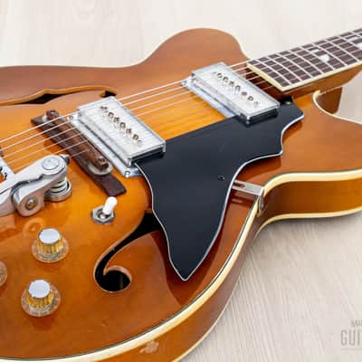 1960s Kay Jazz II Old Kraftsman-Branded Vintage Hollowbody Electric Guitar w/ Kleenex Box, Case image 6