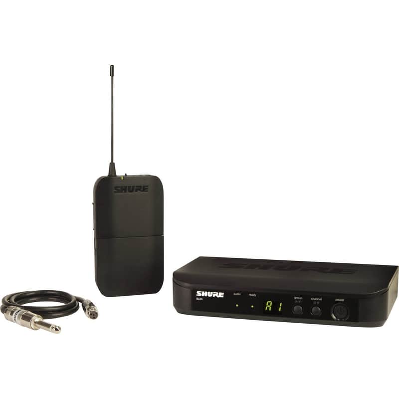 Shure BLX14 Wireless Guitar System (H10: 542 to 572 MHz) image 1
