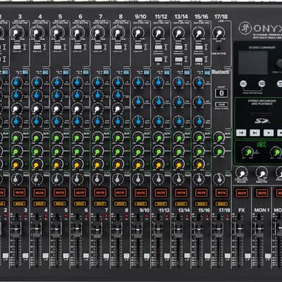 Mackie ONYX16 16-Channel Analog Mixer w/ Multi-Track USB/3-Band EQ+Bluetooth+Bag image 9
