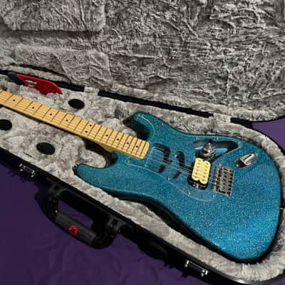 GD Guitars 2026 Super S – Aqua Teal Metallic Sparkle | GD Pickups Gamsbucker Equipped | Stainless Steel Frets | Hardshell Case | Single Humbucker image 10