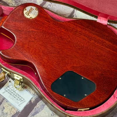 Gibson Custom Shop 1960 Les Paul Standard VOS Washed Cherry Sunburst New Unplayed Auth Dlr 8lb9oz #531 image 15