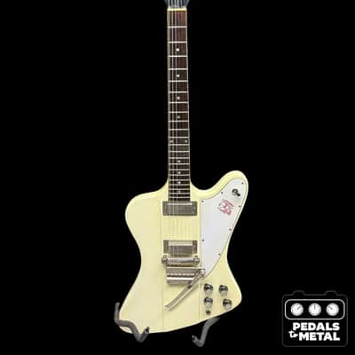 1964 Gibson Firebird III - Polaris White W/ Original Case and TKL Case- 7lbs 9.4oz - x14440 image 2
