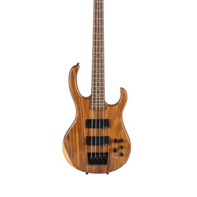 H. Jimenez Camaleón Colección 4 String Bass Guitar Glossy Natural Walnut Top Finish & FREE Deluxe GigBag | Authorized Dealer image 3
