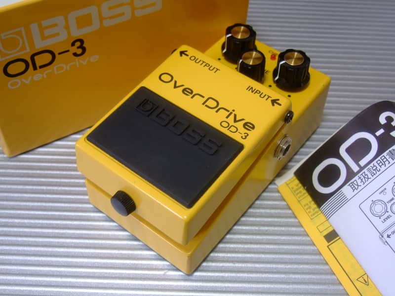 The First Month Aug 1997 Boss OD-3 OverDrive w/ Original Box & Manual (Silver Label) image 1
