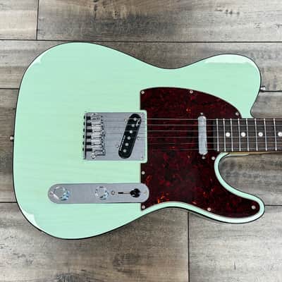 Fender American Ultra Luxe Telecaster 2021 - Surf Green Electric Guitar image 1