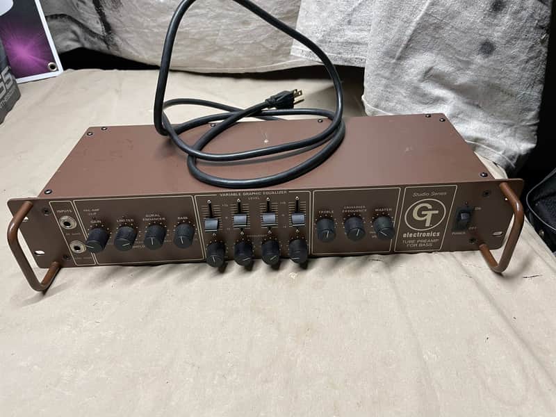 Groove Tubes GT Electronics Studio Series Tube Preamp For Bass 1990s Brown image 1