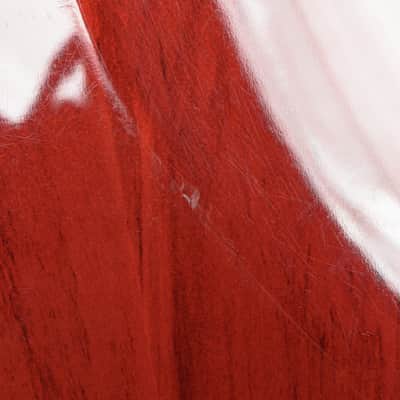 Squier - 2011 Vintage Modified Jaguar Bass Special Electric Bass Crimson Red Transparent - USED image 13