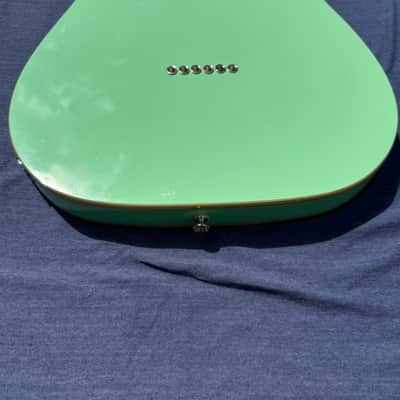 Non-branded T-Style Body T-Style guitar body 2021-2024 - Clear urethane over surf green image 6