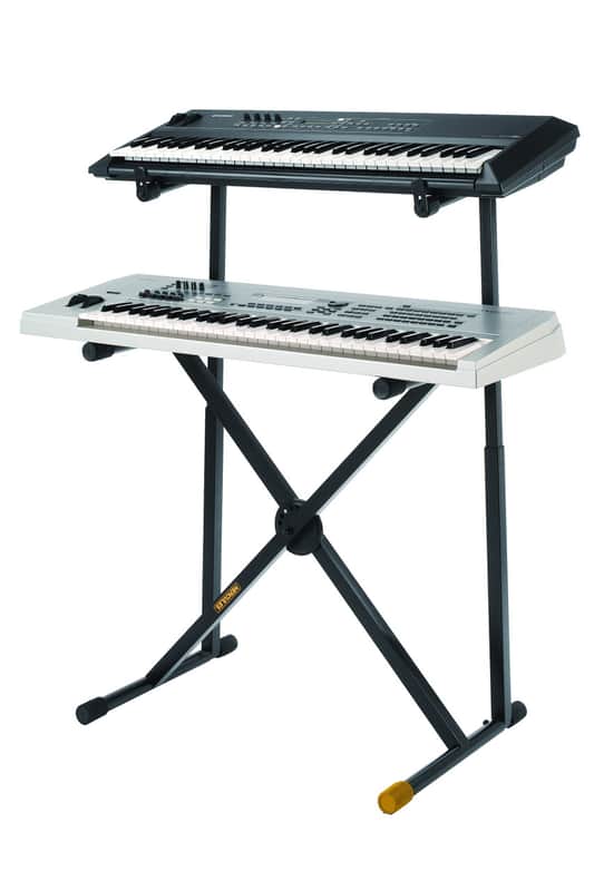 Hercules KS410B Auto Lock Double Tier Z-Style Keyboard Stand w