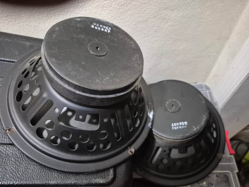 Utah 10" 50 watt/4 ohm Fender speakers ex cond 1968 - Black image 1