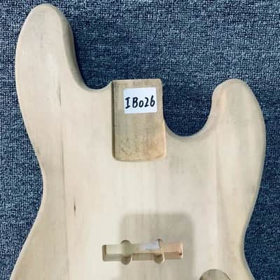 Unfinished Jazz Bass Style Body Blank in Basswood image 2