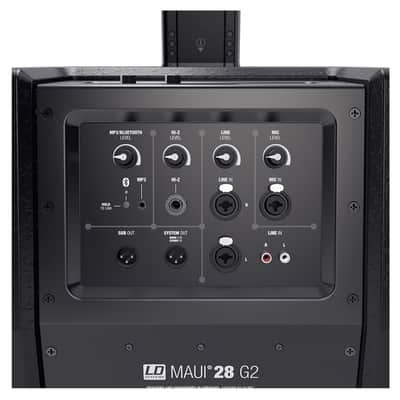 A PAIR of LD Systems Maui 28 G2 Portable PA System 2017 - Present - Black image 4
